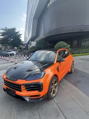 Kit de carrocería de cuerpo ancho de Porsche Cayenne MSY estilo delantero de labio difusor spoiler Kit de carrocería Porsche