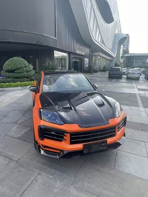 Kit de carrocería de cuerpo ancho de Porsche Cayenne MSY estilo delantero de labio difusor spoiler Kit de carrocería Porsche