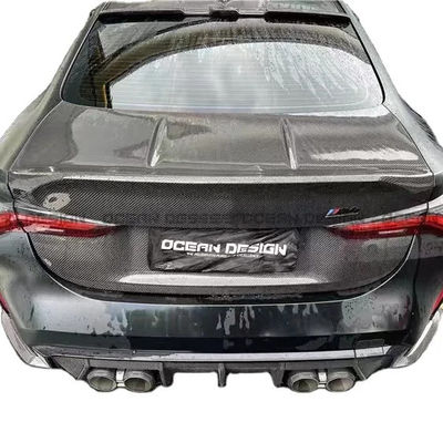 Para el BMW G87 M2 Capa trasera del maletero de fibra de carbono G87 M2 Capa trasera de fibra de carbono de estilo CSL mejorada y capucha del maletero