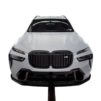 Para el BMW X7 Fibra de carbono Kit de cuerpo X7 Fibra de carbono delantera de labio difusor spoiler capucha del lado falda Kit de cuerpo ancho