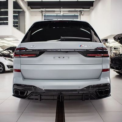 Para el BMW X7 Fibra de carbono Kit de cuerpo X7 Fibra de carbono delantera de labio difusor spoiler capucha del lado falda Kit de cuerpo ancho