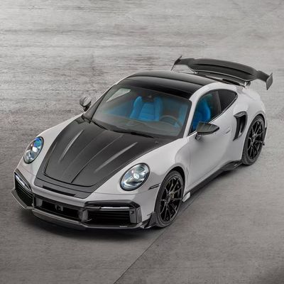 992 Turbo Porsche Body Kit Fibra de carbono estilo MSY Diy el parachoques trasero el capó
