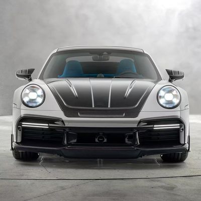 992 Turbo Porsche Body Kit Fibra de carbono estilo MSY Diy el parachoques trasero el capó