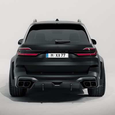 Para el BMW X7 Fibra de carbono Kit de cuerpo X7 Fibra de carbono delantera de labio difusor spoiler capucha del lado falda Kit de cuerpo ancho