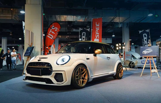 Para BMW MINI Kit de carrocería de fibra de carbono MINI Actualizaciones de estilo ASP delantero y trasero parachoque lateral falda spoiler de cuerpo ancho