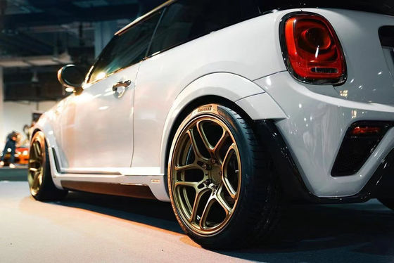 Para BMW MINI Kit de carrocería de fibra de carbono MINI Actualizaciones de estilo ASP delantero y trasero parachoque lateral falda spoiler de cuerpo ancho