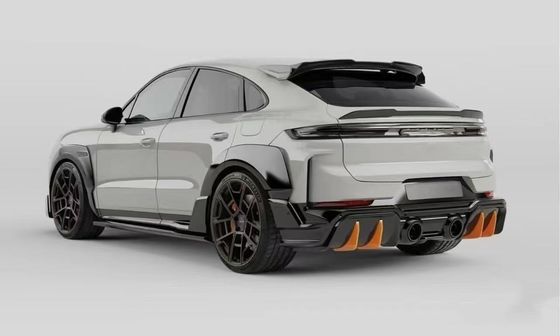2018 - 2024 Porsche Cayenne Kit de carrocería TH Style Diffuser Spoiler Hood Arco de las ruedas del automóvil