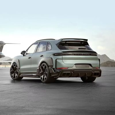 2018 - 2024 Porsche Cayenne Kit de carrocería TH Style Diffuser Spoiler Hood Arco de las ruedas del automóvil