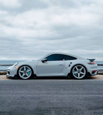 992 Porsche Body Kit 2019 - 2020 1016 estilo Kit de cuerpo de fibra de carbono difusor Spoiler