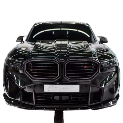 Para BMW XM Kit de cuerpo ancho de fibra de carbono XM Upgrades estilo RNG Fibra de carbono delantera del labio difusor de la rueda arco spoiler del capó cuerpo ancho