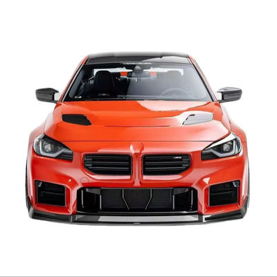 Para el BMW M2 Fibra de carbono Kit de cuerpo M2 Modernizado Vors estilo de fibra de carbono delantero de labio difusor spoiler capucha faldana lateral