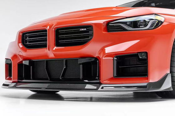 Para el BMW M2 Fibra de carbono Kit de cuerpo M2 Modernizado Vors estilo de fibra de carbono delantero de labio difusor spoiler capucha faldana lateral