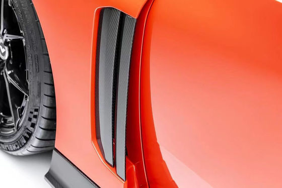 Para el BMW M2 Fibra de carbono Kit de cuerpo M2 Modernizado Vors estilo de fibra de carbono delantero de labio difusor spoiler capucha faldana lateral