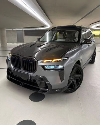 Para el BMW X7 Fibra de carbono capó X7 Modernizado estilo LD de fibra de carbono capó Kit de motor de cubierta de cuerpo