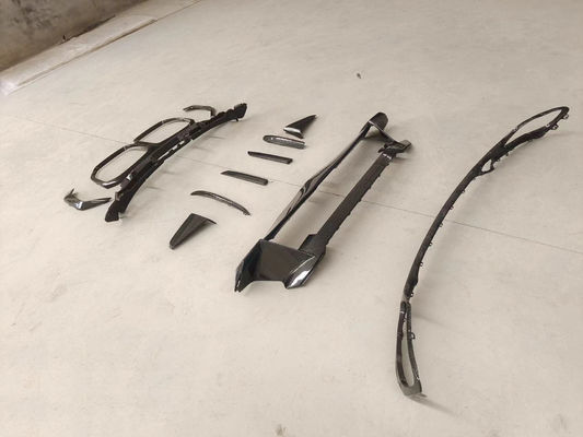 Para el BMW X7 Kit de cuerpo de fibra de carbono X7 OEM estilo de fibra de carbono delantero difusor de labio de luz grande sombreado Kit de cuerpo