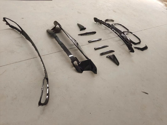 Para el BMW X7 Kit de cuerpo de fibra de carbono X7 OEM estilo de fibra de carbono delantero difusor de labio de luz grande sombreado Kit de cuerpo