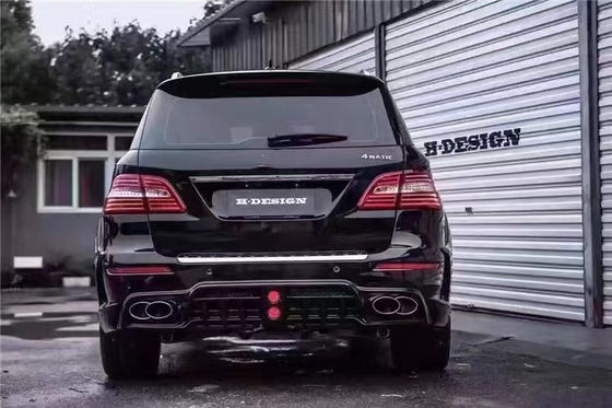 WALD Style Body Kit para Mercedes W166 ML350 ML400 ML63 Body Kit delantero y trasero parachoque cuerpo ancho