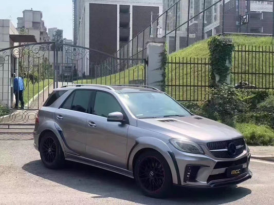 WALD Style Body Kit para Mercedes W166 ML350 ML400 ML63 Body Kit delantero y trasero parachoque cuerpo ancho