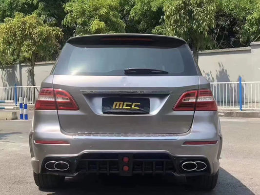 WALD Style Body Kit para Mercedes W166 ML350 ML400 ML63 Body Kit delantero y trasero parachoque cuerpo ancho