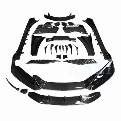 Para BMW I8 Fibra de carbono Kit de cuerpo I8 Fibra de carbono delantera de labio difusor de spoiler de la falda lateral