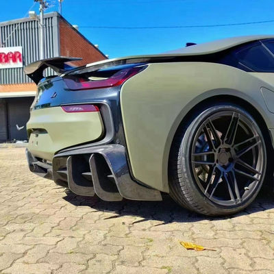 Para BMW I8 Fibra de carbono Kit de cuerpo I8 Fibra de carbono delantera de labio difusor de spoiler de la falda lateral