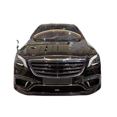 Difusor trasero de pala delantera para Mercedes-Benz W222 AMG S63 S65 S63 S65 Kit de cuerpo de fibra de carbono