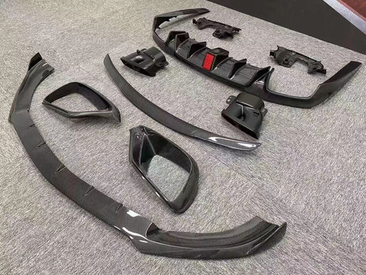 Difusor trasero de pala delantera para Mercedes-Benz W222 AMG S63 S65 S63 S65 Kit de cuerpo de fibra de carbono
