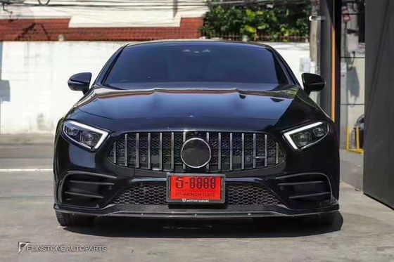 Venta 2018-2022 para Mercedes CLS300 CLS350 W257 Kit de carrocería de fibra de carbono CLS Fibra de carbono Scoop delantero spoiler difusor trasero