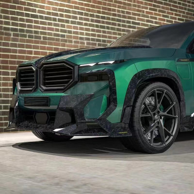 XM BMW Body Kit MSY estilo de fibra de carbono delantero del parachoques de aire, protector del capó, kit de cuerpo ancho