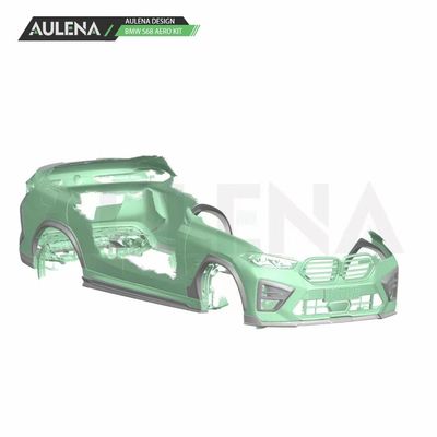 SUV Bmw X6 Kit de carrocería Fibra de carbono X6M Frente parachoques de labio splitter spoiler lateral