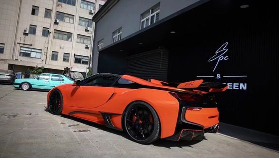 I8 BMW Body Kit Car 2018 - 2019 Spoiler de fibra de carbono delantero del parachoques del alerón