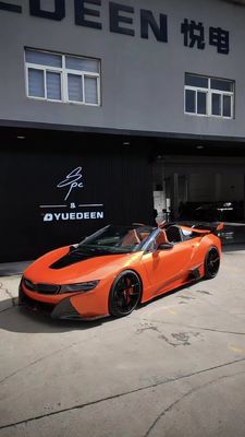 I8 BMW Body Kit Car 2018 - 2019 Spoiler de fibra de carbono delantero del parachoques del alerón