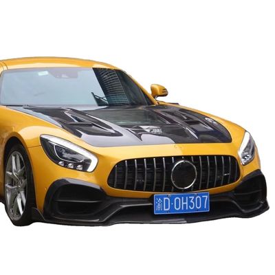 Para el Mercedes AMG GT Fibra de carbono Kit de carrocería AMG GT Fibra de carbono delantera del difundidor de labios