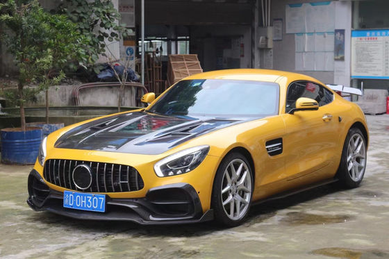 Para el Mercedes AMG GT Fibra de carbono Kit de carrocería AMG GT Fibra de carbono delantera del difundidor de labios