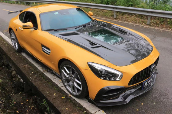 Para el Mercedes AMG GT Fibra de carbono Kit de carrocería AMG GT Fibra de carbono delantera del difundidor de labios