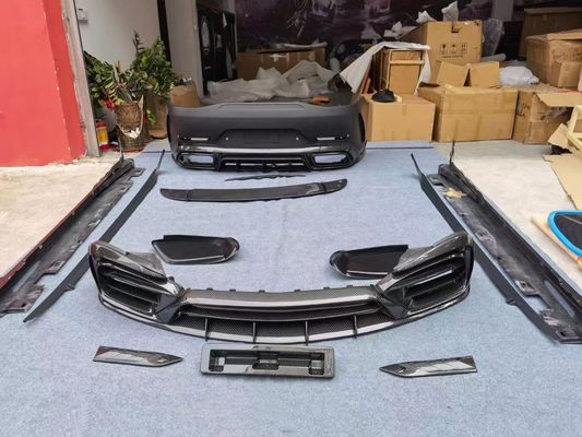 Para el Mercedes AMG GT50 53 63 Fibra de carbono Kit de carrocería AMG GT50 53 63 Actualizado Top Style Fibra de carbono delantera de labio difusor spoiler