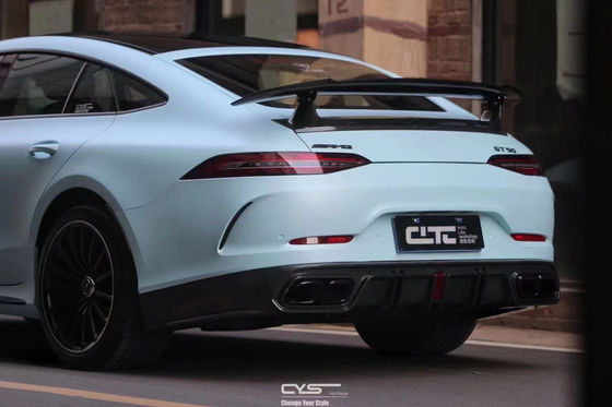 Repuestos de automóviles para Mercedes-Benz AMG GT50 GT53 Kit de carrocería de fibra de carbono GT50 GT53 Gt63 Diffusor de fibra de carbono Spoiler de fibra de carbono