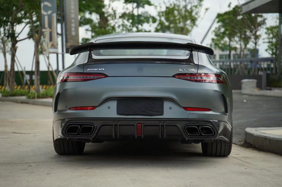 Repuestos de automóviles para Mercedes-Benz AMG GT50 GT53 Kit de carrocería de fibra de carbono GT50 GT53 Gt63 Diffusor de fibra de carbono Spoiler de fibra de carbono