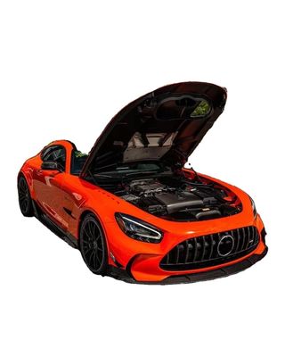 Repuestos de automóviles para Mercedes AMG GT GTC GTS Kit de carrocería AMG GT Serie negra mejorada Estilo delantero y trasero Bumper Spoiler Hood Body Kit