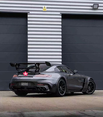 Repuestos de automóviles para Mercedes AMG GT GTC GTS Kit de carrocería AMG GT Serie negra mejorada Estilo delantero y trasero Bumper Spoiler Hood Body Kit