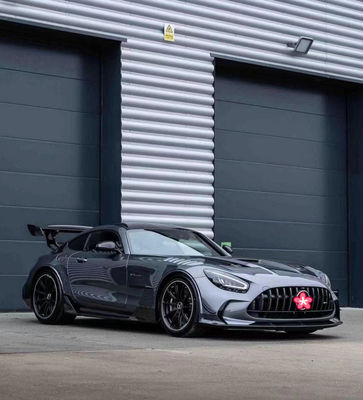 Repuestos de automóviles para Mercedes AMG GT GTC GTS Kit de carrocería AMG GT Serie negra mejorada Estilo delantero y trasero Bumper Spoiler Hood Body Kit