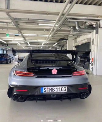 Repuestos de automóviles para Mercedes AMG GT GTC GTS Kit de carrocería AMG GT Serie negra mejorada Estilo delantero y trasero Bumper Spoiler Hood Body Kit