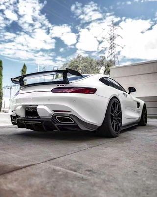 Para el Mercedes AMG GT Fibra de carbono Kit de carrocería AMG GT Fibra de carbono delantera del difundidor de labios