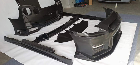 200MM Nissan Gtr Kit de carrocería 2008 - 2020 Nissan delantero parachoques parachoques cubierta de la máquina