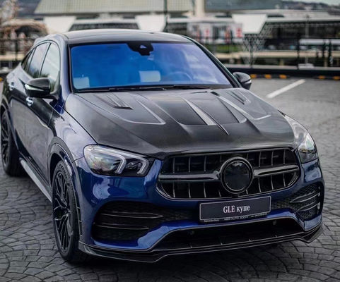 Nuevo producto Capó de fibra de carbono para el Mercedes GLE Coupé GLE Cobertura del motor de fibra de carbono Cobertura de la escotilla del motor