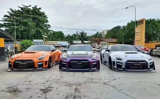 Kit personalizado de carrocería Nissan 2022 GTR R35 delantero y trasero