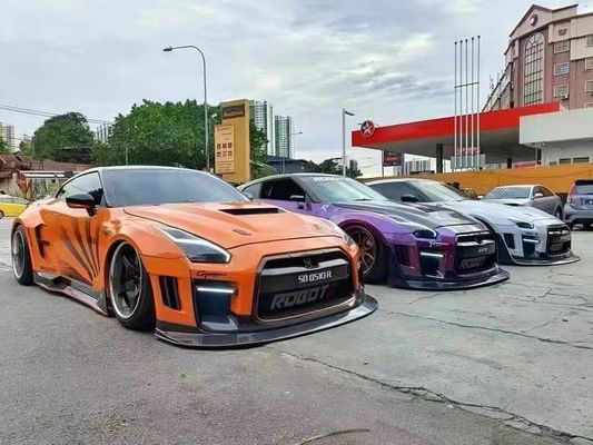 Kit personalizado de carrocería Nissan 2022 GTR R35 delantero y trasero