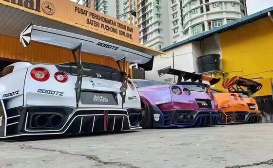 Kit personalizado de carrocería Nissan 2022 GTR R35 delantero y trasero
