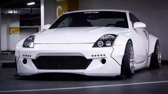 350Z Nissan Body Kit Fibra de Resina Parachoques trasero difusor automático delantero Spoiler de la falda lateral