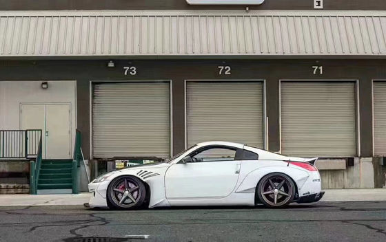 350Z Nissan Body Kit Fibra de Resina Parachoques trasero difusor automático delantero Spoiler de la falda lateral